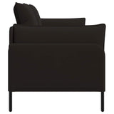 2-Seater Sofa 2-Seater Black 188 x 81 x 89 cm Velvet