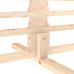 Wooden Christmas Tree KOTKA 240 cm Solid Pine Wood Natural