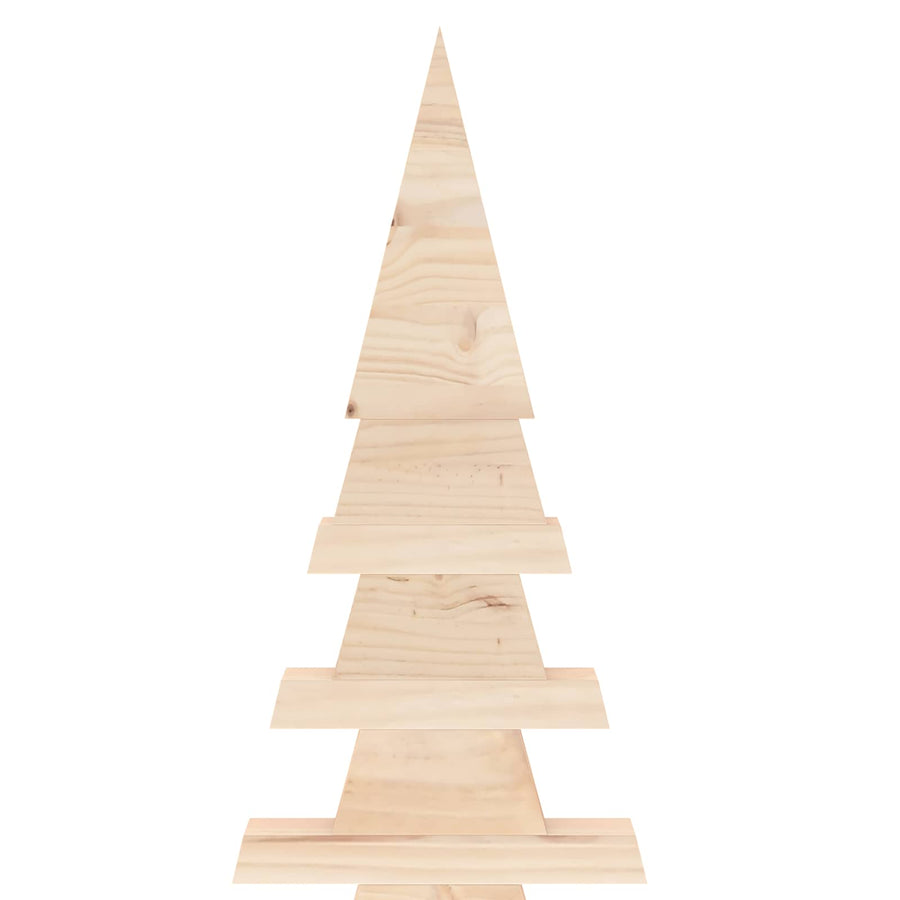 Wooden Christmas Tree KOTKA 240 cm Solid Pine Wood Natural