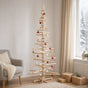 Wooden Christmas Tree KOTKA 240 cm Solid Pine Wood Natural