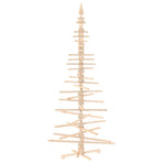 Wooden Christmas Tree KOTKA 240 cm Solid Pine Wood Natural