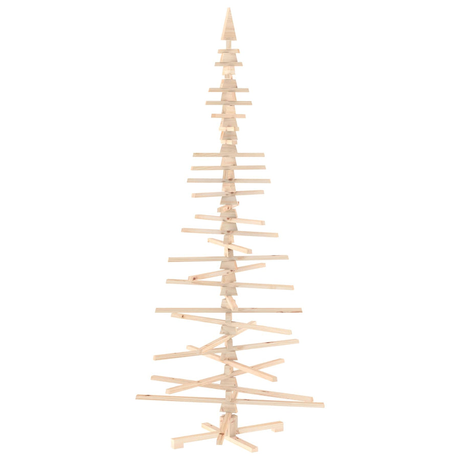 Wooden Christmas Tree KOTKA 240 cm Solid Pine Wood Natural