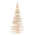 Wooden Christmas Tree KOTKA 240 cm Solid Pine Wood Natural
