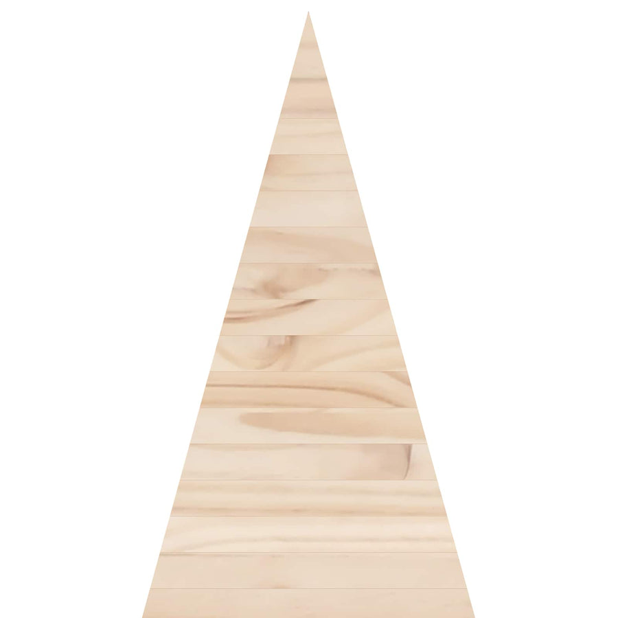 Wooden Christmas Tree KOTKA 180 cm Solid Pine Wood Natural