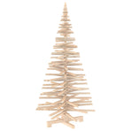 Wooden Christmas Tree KOTKA 180 cm Solid Pine Wood Natural