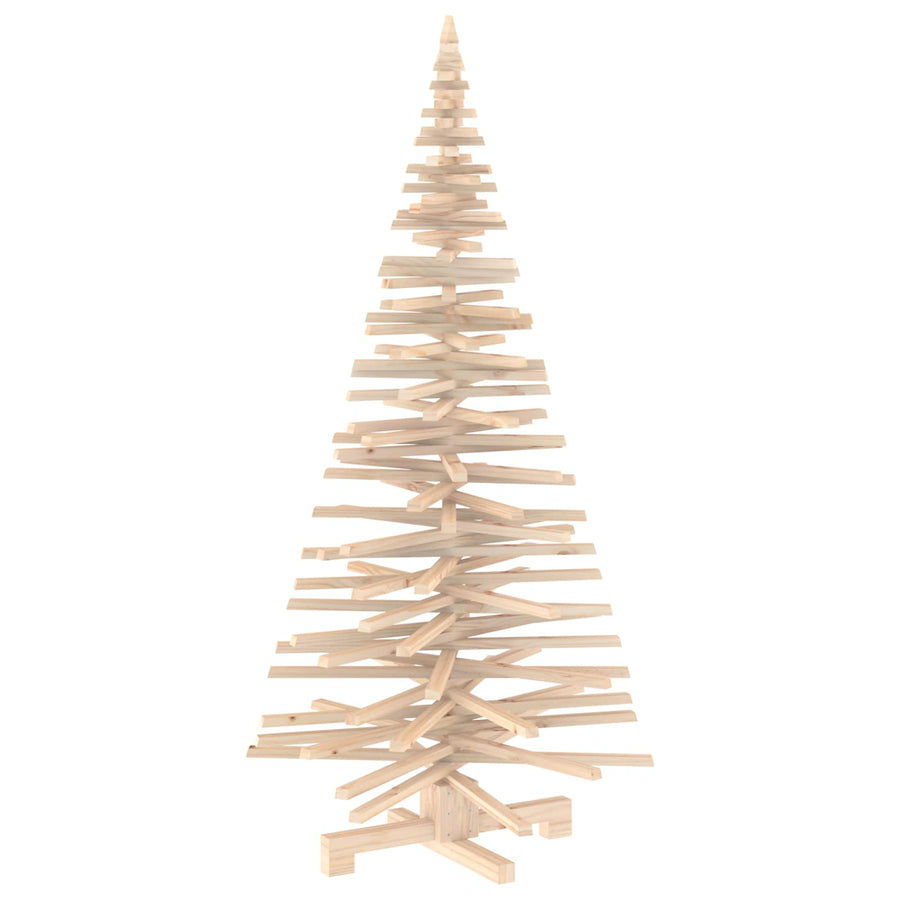 Wooden Christmas Tree KOTKA 180 cm Solid Pine Wood Natural