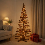 Wooden Christmas Tree KOTKA 150 cm Solid Pine Wood