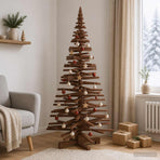 Wooden Christmas Tree KOTKA 180 cm Solid Pine Wood