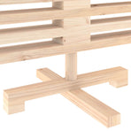 Wooden Christmas Tree KOTKA 120 cm Solid Pine Wood Natural