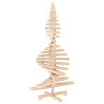 Wooden Christmas Tree KOTKA 120 cm Solid Pine Wood Natural