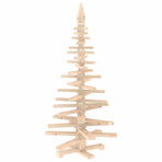 Wooden Christmas Tree KOTKA 150 cm Solid Pine Wood Natural