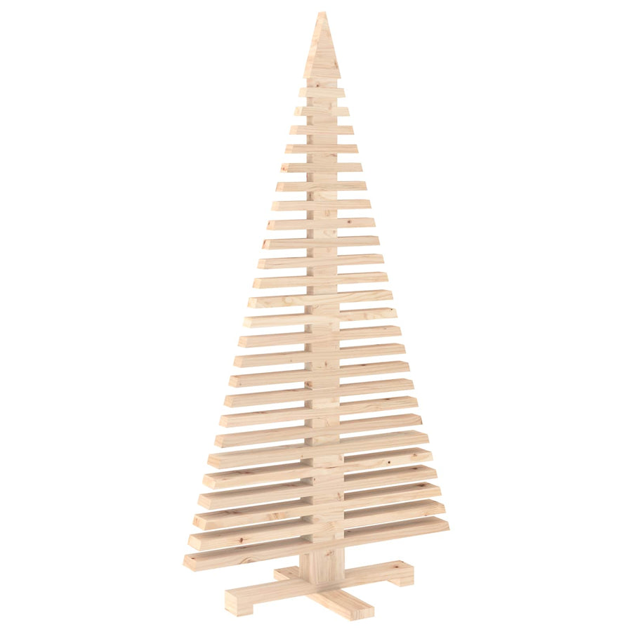 Wooden Christmas Tree KOTKA 150 cm Solid Pine Wood Natural
