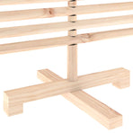 Wooden Christmas Tree KOTKA 120 cm Solid Pine Wood Natural