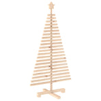 Wooden Christmas Tree KOTKA 120 cm Solid Pine Wood Natural