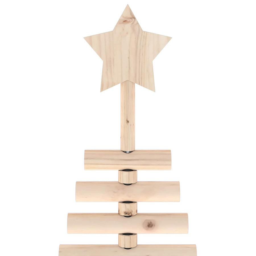 Wooden Christmas Tree KOTKA 150 cm Solid Pine Wood Natural