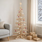 Wooden Christmas Tree KOTKA 150 cm Solid Pine Wood Natural