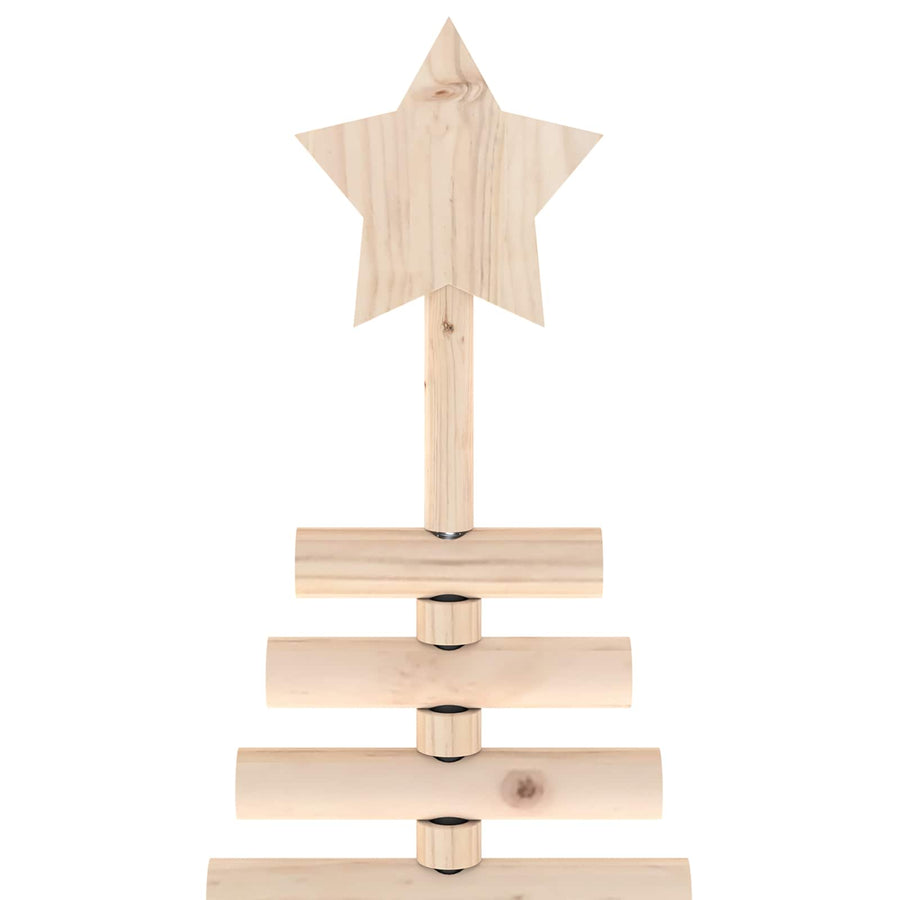Wooden Christmas Tree KOTKA 180 cm Solid Pine Wood Natural