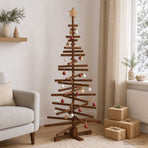 Wooden Christmas Tree KOTKA 150 cm Solid Pine Wood