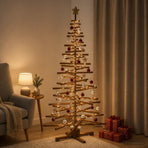 Wooden Christmas Tree KOTKA 180 cm Solid Pine Wood