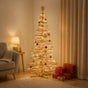 Wooden Christmas Tree KOTKA 180 cm Solid Pine Wood Natural