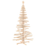 Wooden Christmas Tree KOTKA 180 cm Solid Pine Wood Natural