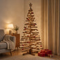 Wooden Christmas Tree KOTKA 150 cm Solid Pine Wood