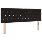 Ottoman Bed with Mattress Black 152 x 203 cm Velvet