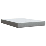 Ottoman Bed with Mattress Dark Grey 137 x 190 cm Fabric