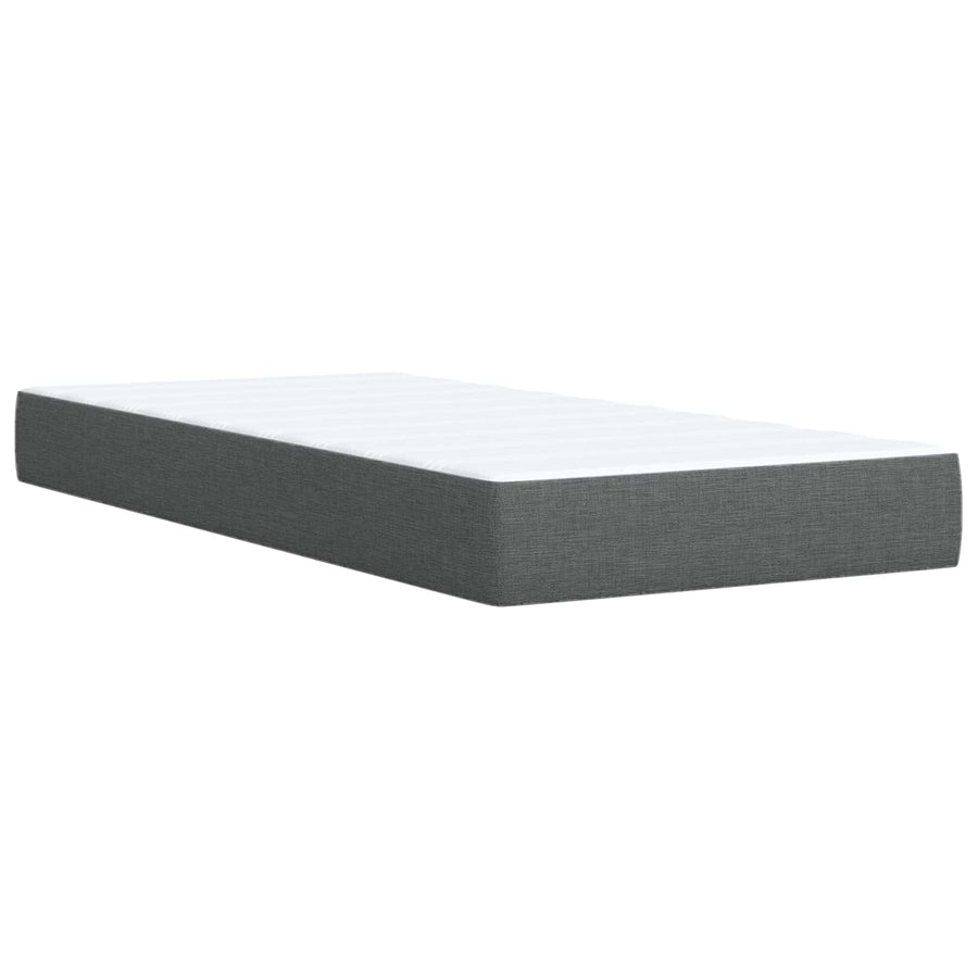 Storage Bed with Headboard 107 x 203 cm Fabric