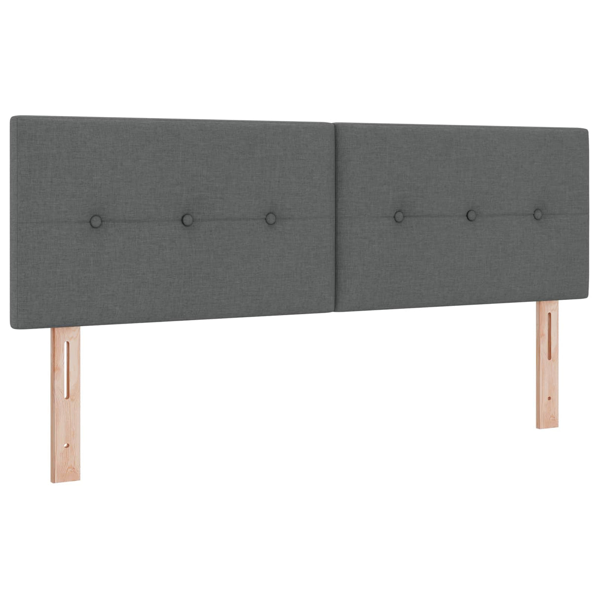 LED Storage Bed with Mattress Dark Grey 160 x 200 cm Fabric