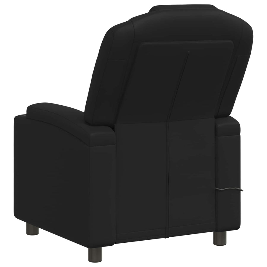 Recliner Massage Chair Black 75 x 95 x 106 cm Fabric
