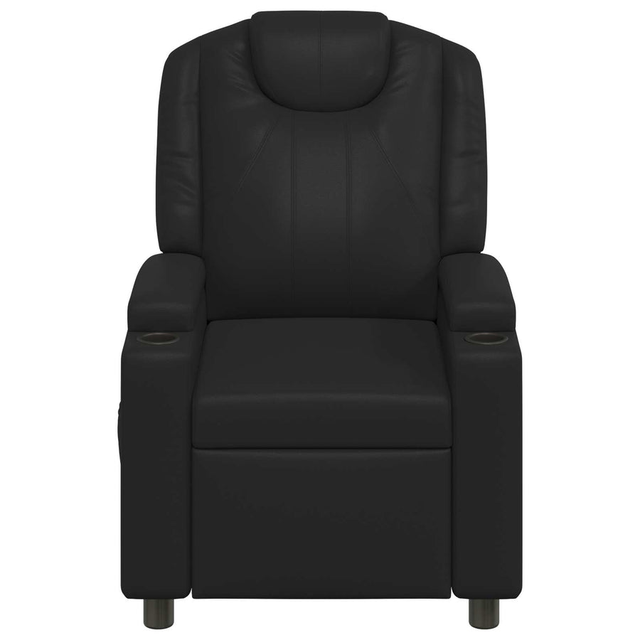 Recliner Massage Chair Black 75 x 95 x 106 cm Fabric