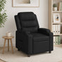 Recliner Chair Black 75 x 93 x 98 cm Fabric
