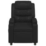 Recliner Chair Black 75 x 93 x 98 cm Fabric