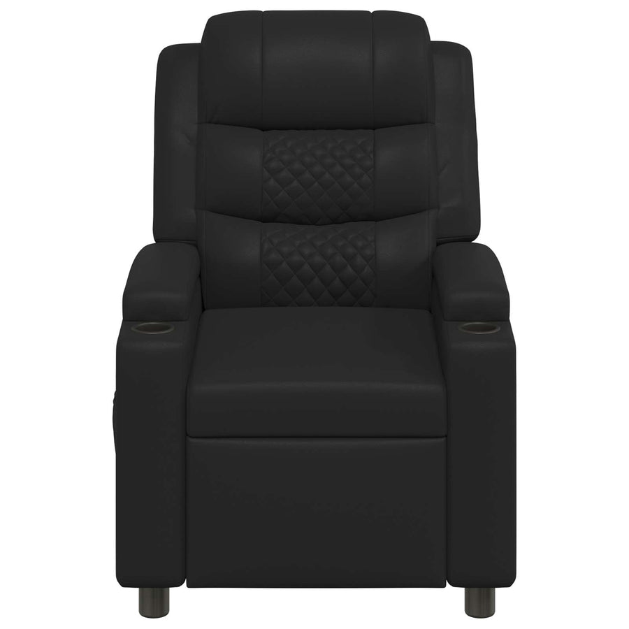 Recliner Chair Black 75 x 93 x 98 cm Fabric