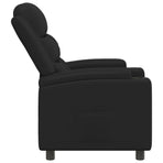 Recliner Chair Black 75 x 93 x 98 cm Fabric