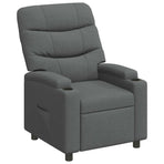 Recliner Chair Dark Grey 75 x 93 x 102 cm Fabric