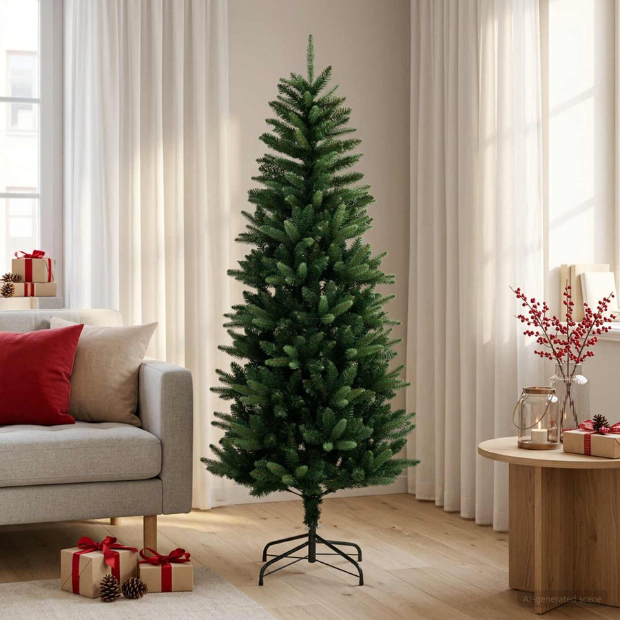 Artificial Hinged Christmas Tree 150 cm PE and PVC Green