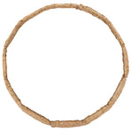 Christmas Tree Collar Round Natural Ø 60 x 22 cm Water hyacinth
