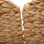 Christmas Tree Collar Round Natural Ø 75 x 25 cm Water hyacinth