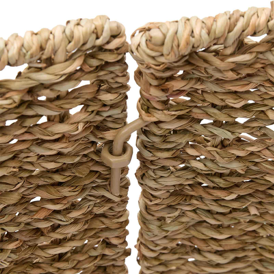 Christmas Tree Collar Round Natural Ø 45 x 22 cm Seagrass