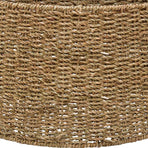 Christmas Tree Collar Round Natural Ø 45 x 22 cm Seagrass