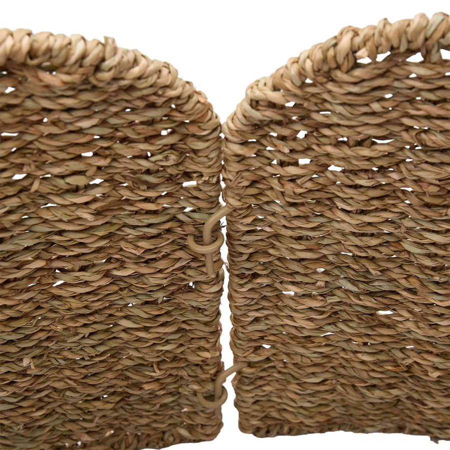 Christmas Tree Collar Round Natural Ø 60 x 22 cm Seagrass
