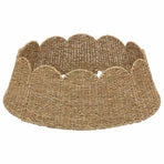 Christmas Tree Collar Round Natural Ø 60 x 22 cm Seagrass