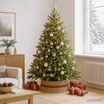 Christmas Tree Collar Round Natural Ø 60 x 22 cm Seagrass