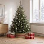 Christmas Tree Collar Round Natural Ø 75 x 25 cm Seagrass