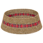 Christmas Tree Collar Round Natural Ø 75 x 25 cm Seagrass