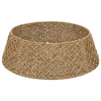 Christmas Tree Collar Round Natural Ø 60 x 22 cm Seagrass