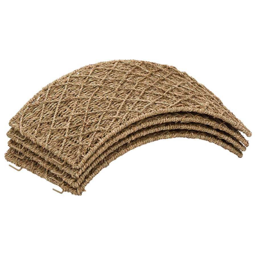 Christmas Tree Collar Round Natural Ø 60 x 22 cm Seagrass