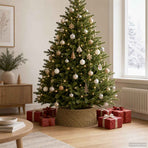 Christmas Tree Collar Round Natural Ø 75 x 25 cm Seagrass